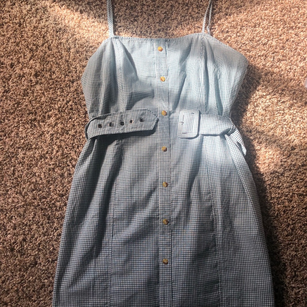 Kendall & Kylie pacsun blue/white M dress